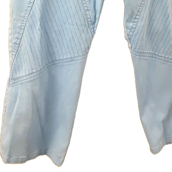 Denim & Co Woman's Capri Pants Size MEDIUM (8), Blue, Pockets, Cozy - Picture 9 of 10